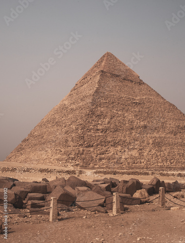 Great pyramids of Giza. Ancient Egypt