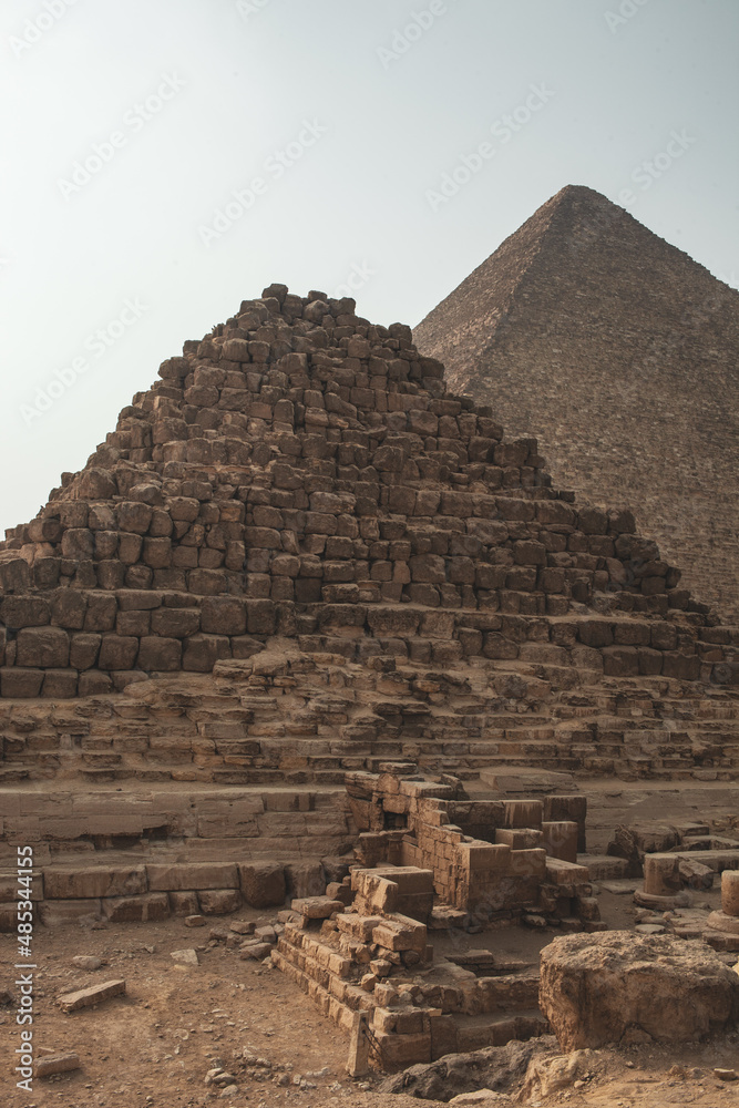 Great pyramids of Giza. Ancient Egypt Great pyramids of Giza. Ancient Egypt