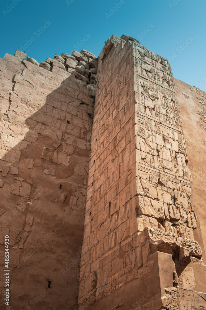 The Karnak Temple Complex, commonly known as Karnak, comprises a vast mix of decayed temples, pylons, chapels, and other buildings near Luxor, Egypt.
The Karnak Temple Complex, commonly known as Karnak, comprises a vast mix of decayed temples, pylons, chapels, and other buildings near Luxor, Egypt.
