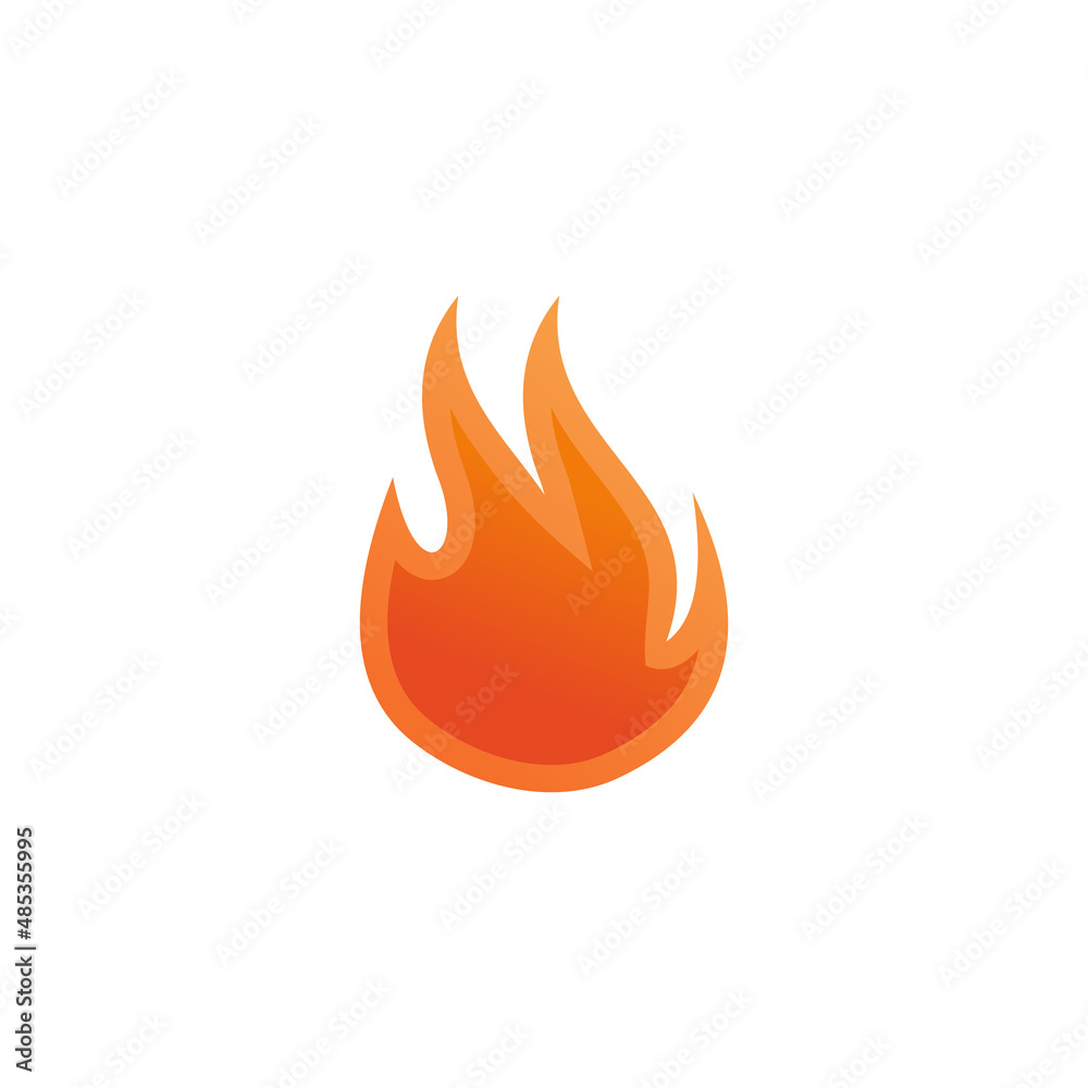 Fire logo icon with unique style Premium Vector Fire logo icon with unique style Premium Vector