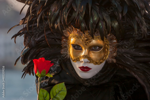 Fototapeta Naklejka Na Ścianę i Meble -  Masken beim Karneval, Venedig