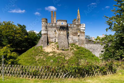 Chateau du Plessis Mace, Pays de la Loire, France photo