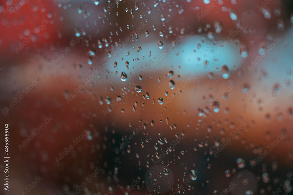 Obraz premium raindrops on window