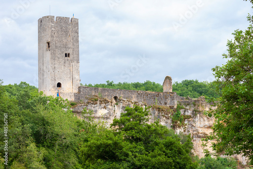 Castle Gavaudun in Lot-et-Garonne, Aquitaine, France
