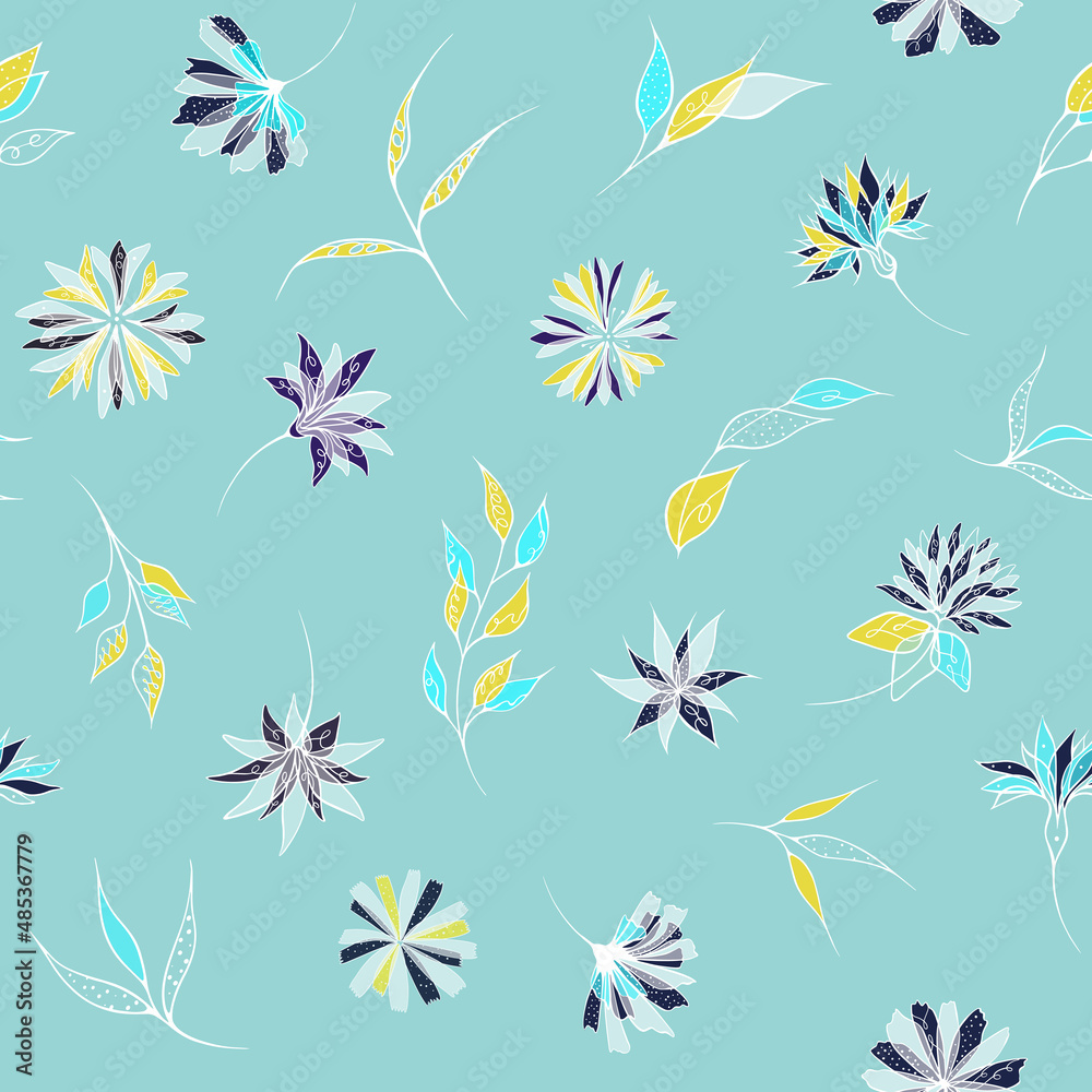 Pattern with flora