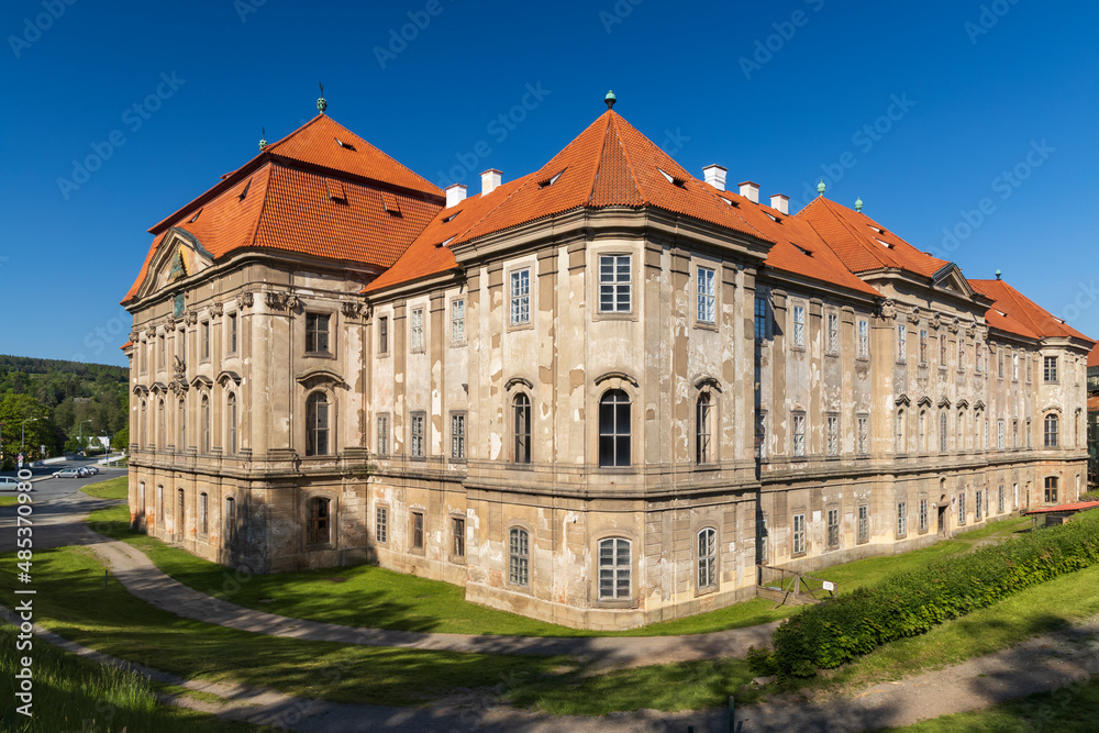 Fototapeta premium Baroque cistercian Plasy monastery, Plzen region, Czech Republic