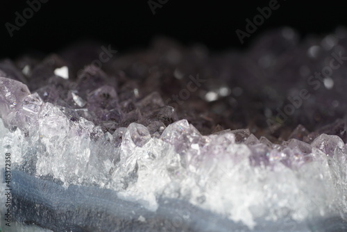 Quartz with mineral inclusions 