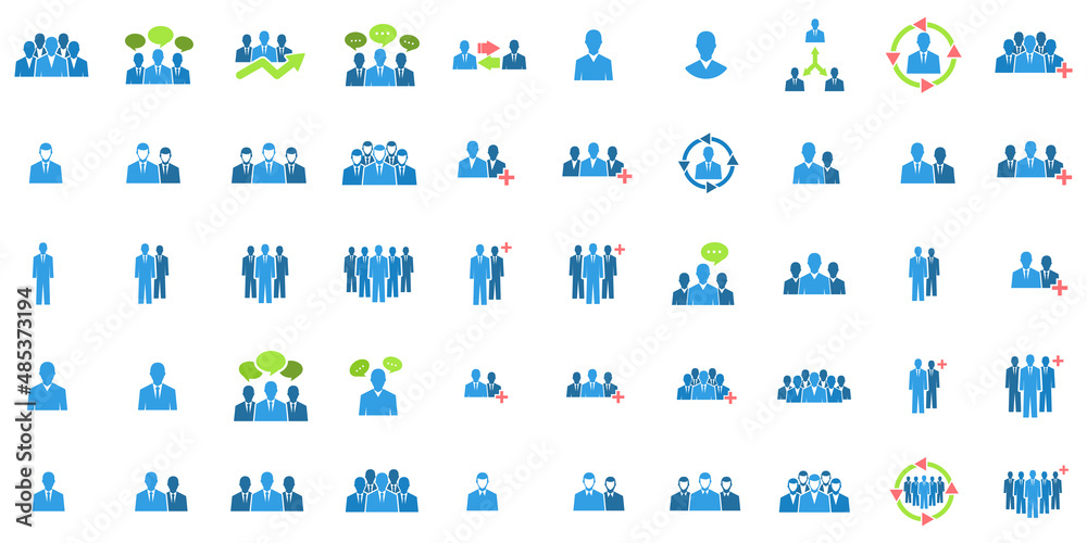 People Icon work group Team Vector People Icon work group Team Vector
