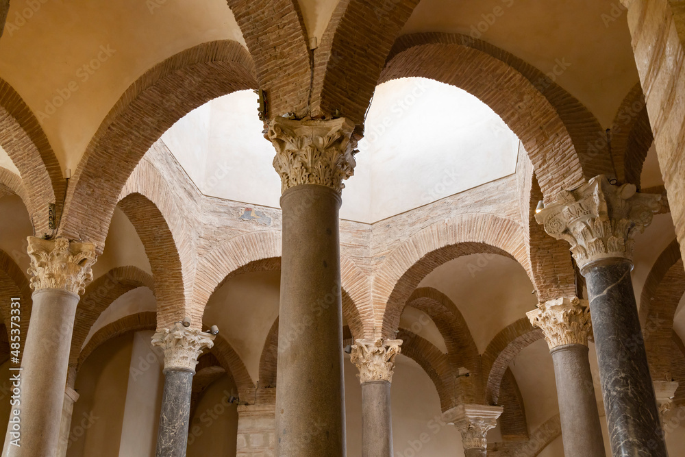 Santa Sofia Church (Chiesa di Santa Sofia), UNESCO World Heritage Site, Benevento, Campania, Italy