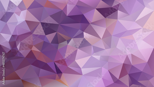 vector abstract irregular polygon background - triangle low poly pattern - velvet violet purple lilac orchid color