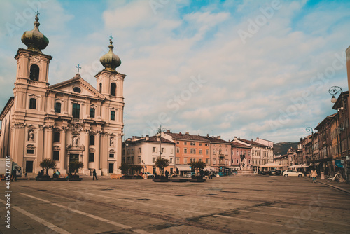 Gorizia historic center, church of san ignazio, friuli, italy