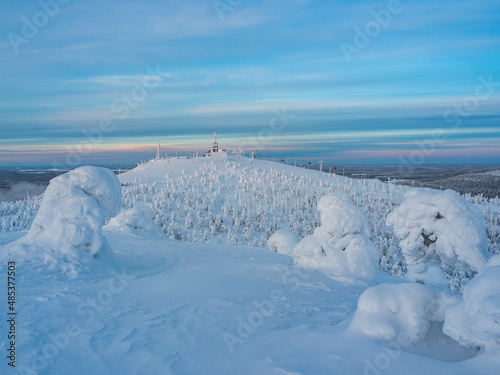 View of Ruka Ski Resort in Kuusamo, Finland © Romi