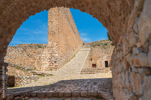 Interior of medieval Palamidi fortress - Acronauplia, Nafplio,   Peloponnese, Greece photo