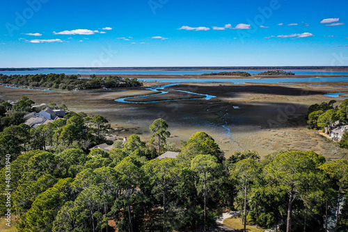 Coastal Wetlands on Hilton Head Island South Carolina