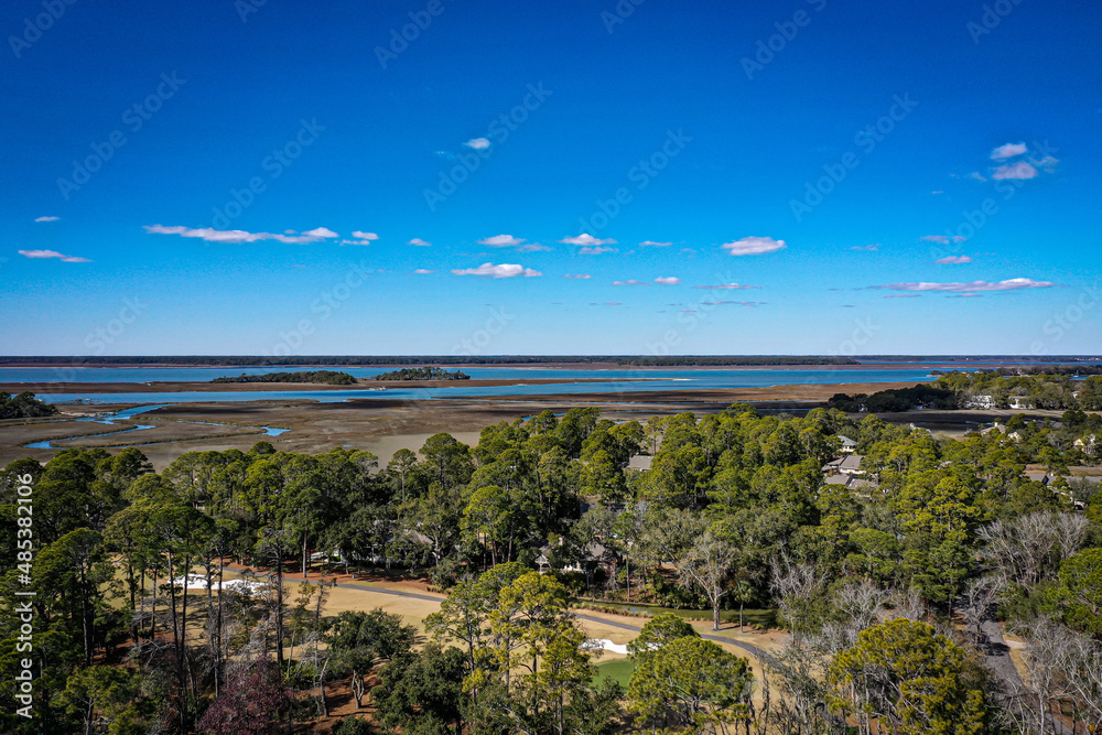 Coastal Wetlands on Hilton Head Island South Carolina