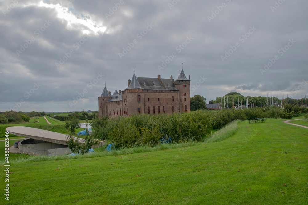 Terrain Around The Muiderslot Castle At Muiden The Netherlands 31-8-2021