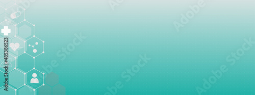 flat icons in medicine, medical, health, cross, healthcare decoration for flyers