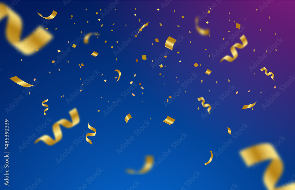 Abstract background. Party, Celebration or special birthday background with golden shiny