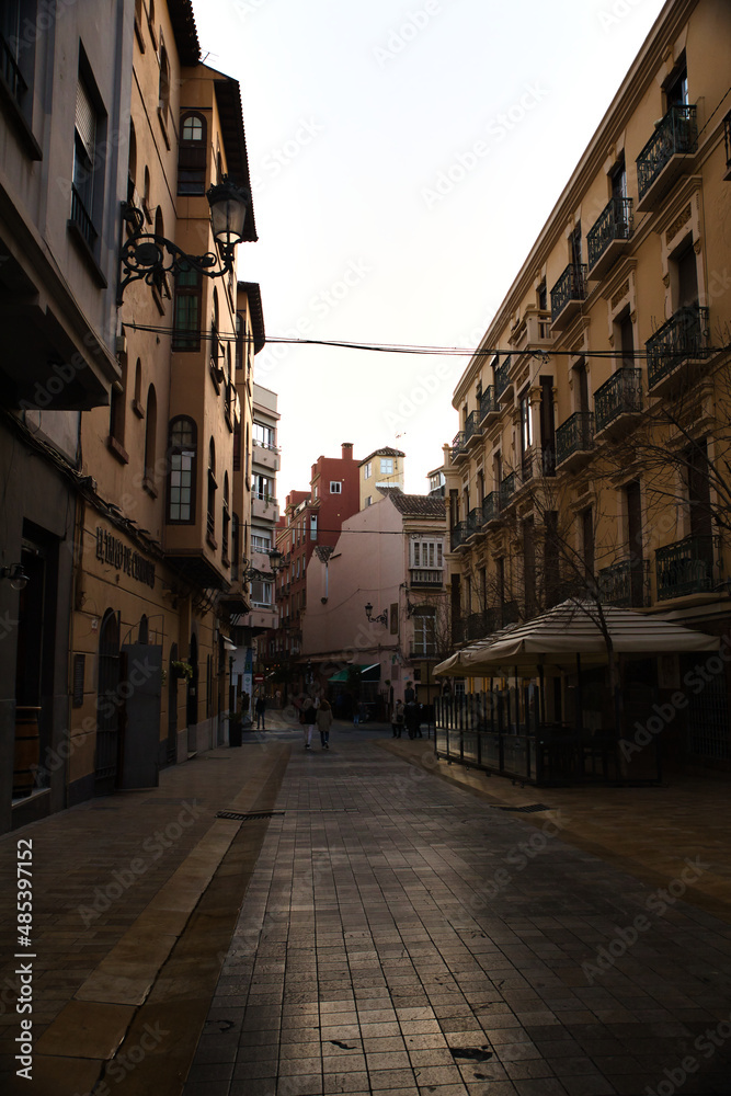 Andalusian typical street Malaga
