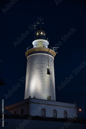 Lighthouse old port of Malaga