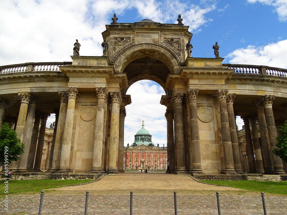 The Triumphal Arc at Potsdam New Palace, Berlin, Germany