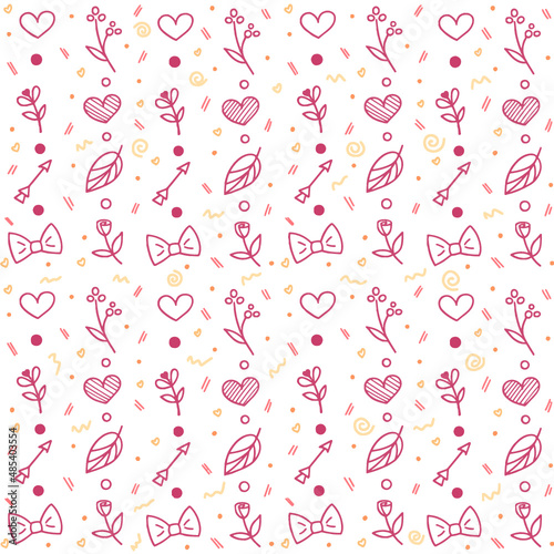 pattern, seamless, vector, flower, wallpaper, illustration, design, floral, pink, heart, art, love, decoration, holiday, birthday, texture, card, valentine, rose, decor, cute, spring, summer, leaf, el