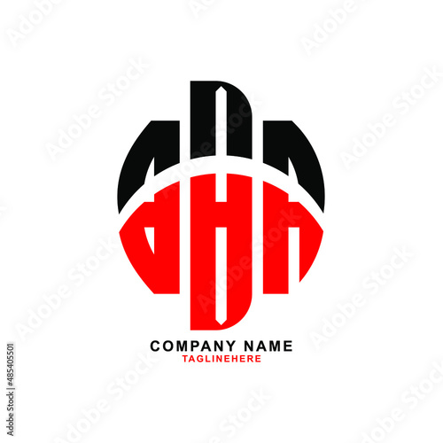 BBA letter design. BBA letter logo design with white background. BBA creative letter logo with two colors.
