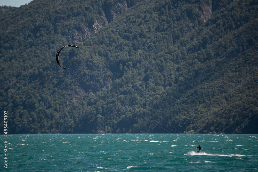 Obraz premium boat on the lake