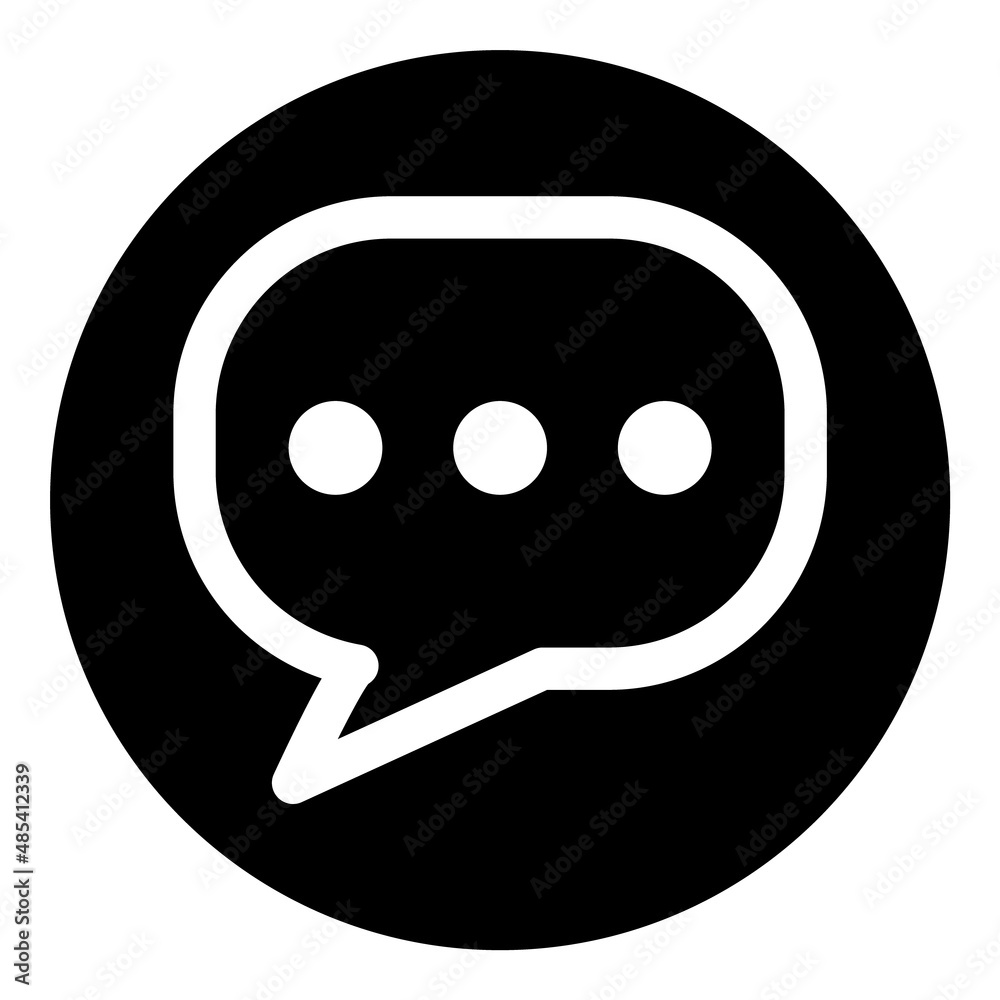 Message Flat Icon Isolated On White Background Message Flat Icon Isolated On White Background