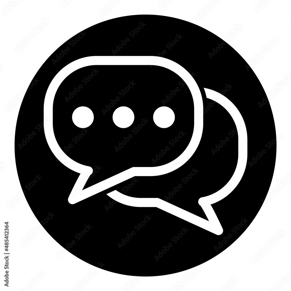 Message Flat Icon Isolated On White Background Message Flat Icon Isolated On White Background