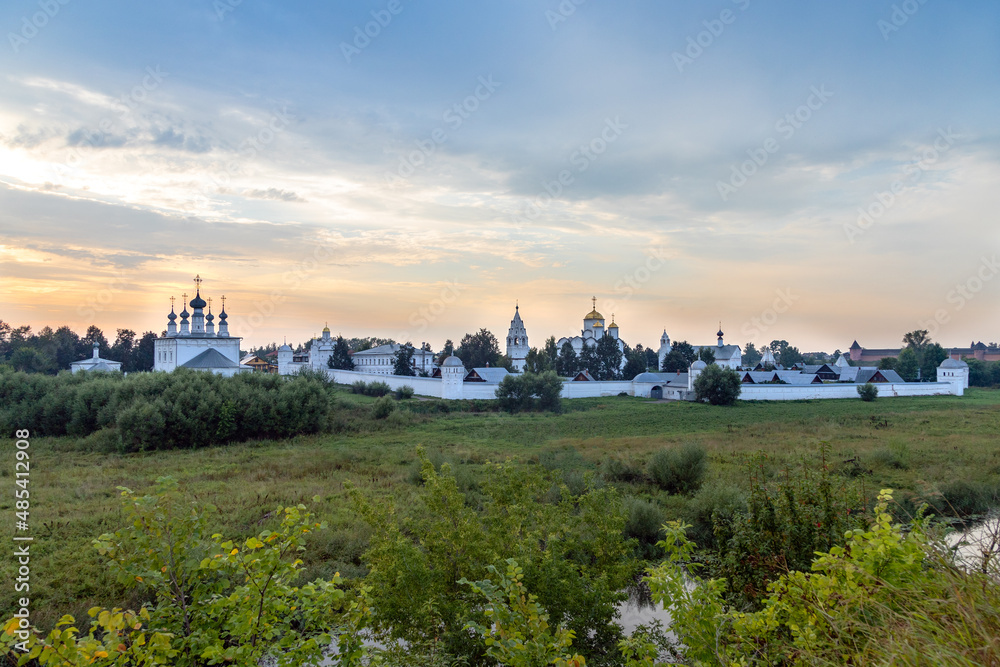 The Pokrovsky Monastery (XIV) in the ancient Russian city of Suzdal