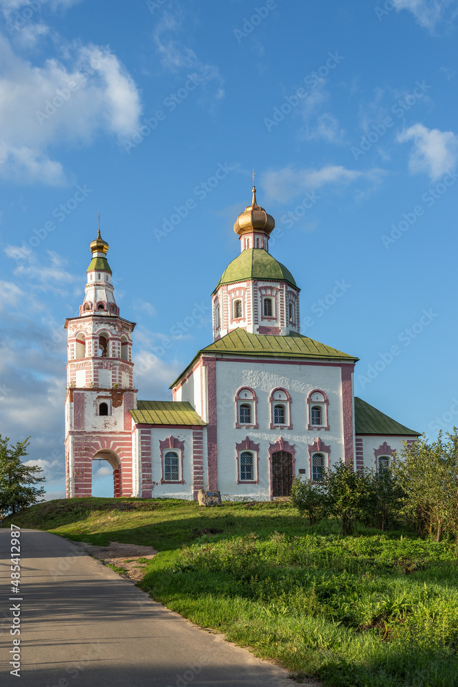 The Church of Elijah the Prophet (1744) in the ancient Russian city of Suzdal 