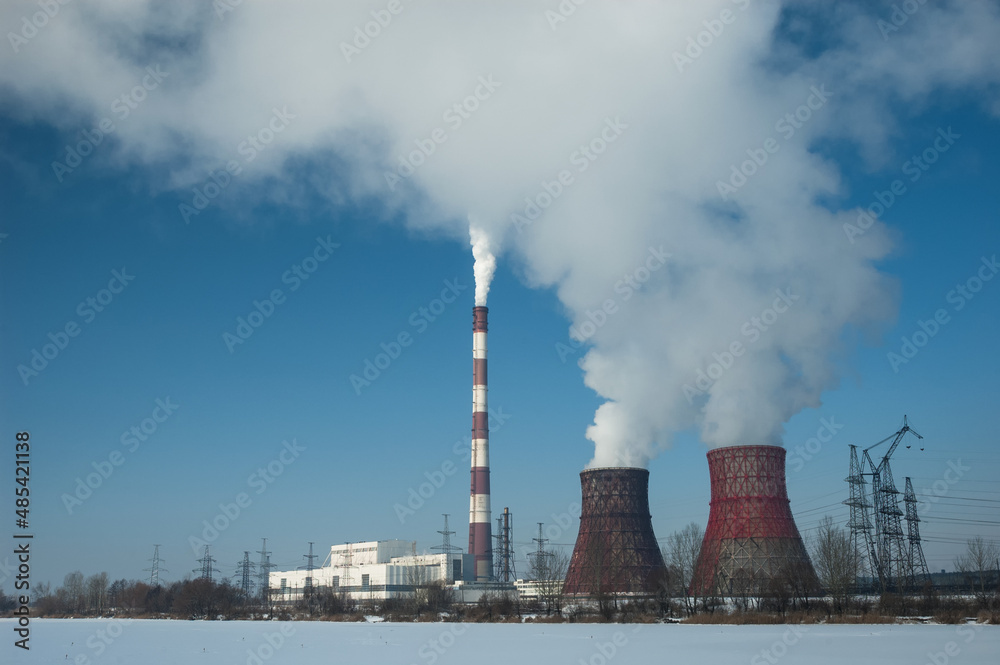 Thermal power plant. Environment and air pollution.