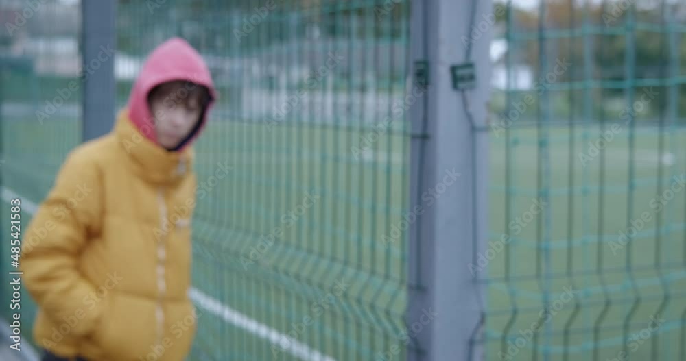 Teen with personal problems. A view of a young girl with a personal problems staying outdoor. Teen with personal problems. A view of a young girl with a personal problems staying outdoor.