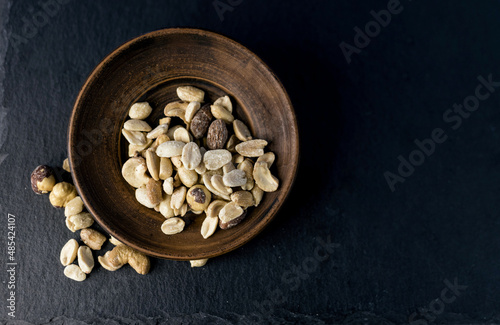 variety of nuts on bowl.
