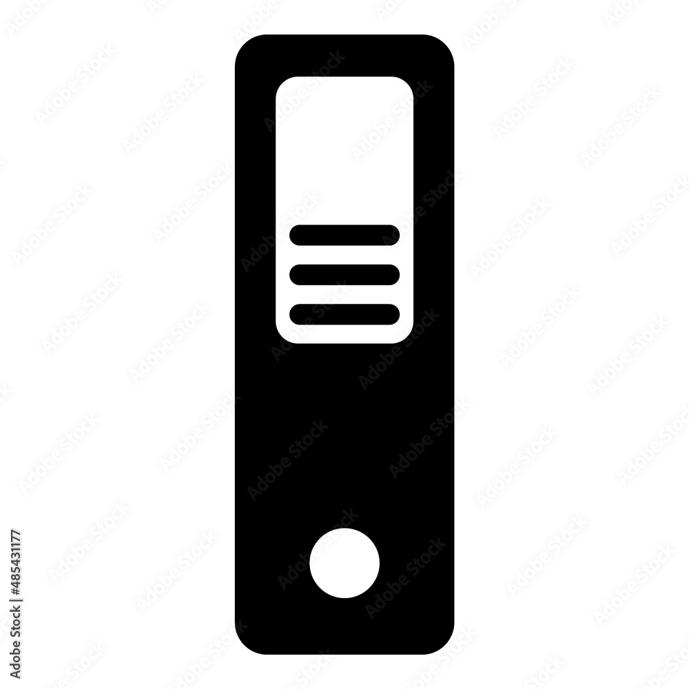 Office Folder Flat Icon Isolated On White Background Office Folder Flat Icon Isolated On White Background