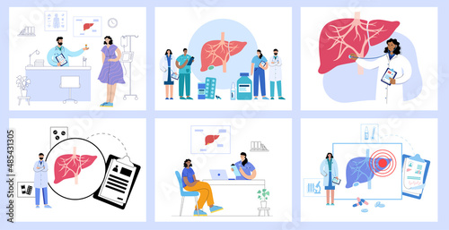 Liver disease concept