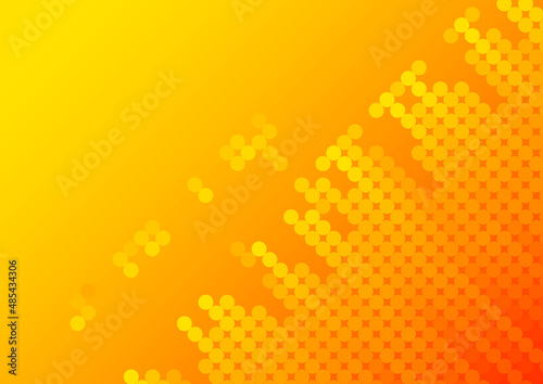 Horizontal bright color abstract background with graphic elements and place for text. Vector illustration.