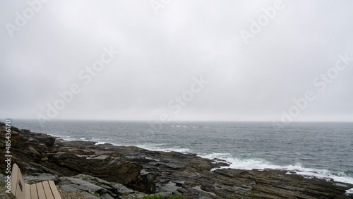 storm over the sea