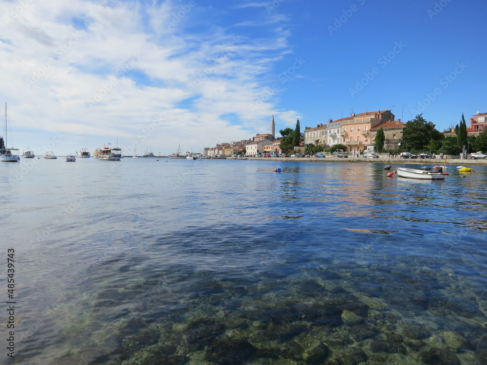 Croatian harbour of Rovinj