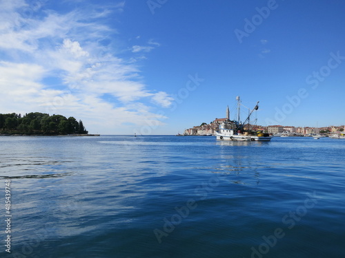 Fisher boat in croatian harbour