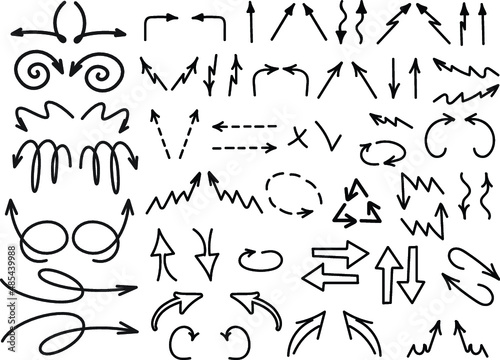 Arrow vector collection. Arrow. Cursor. Modern simple arrows. Vector illustration