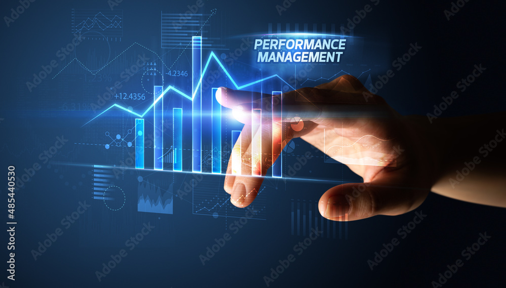 Hand touching business concept Hand touching business concept