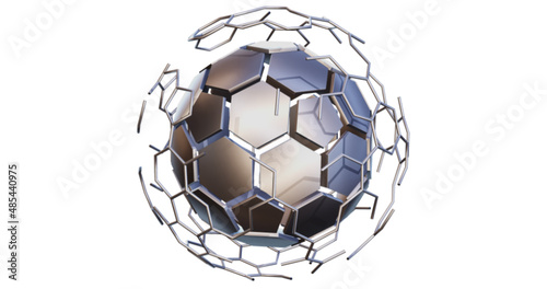 4K 3D Abstrakt Chemi Ball Biologie