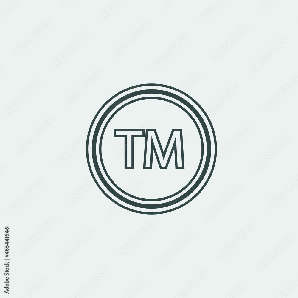 trademark vector icon illustration sign trademark vector icon illustration sign
