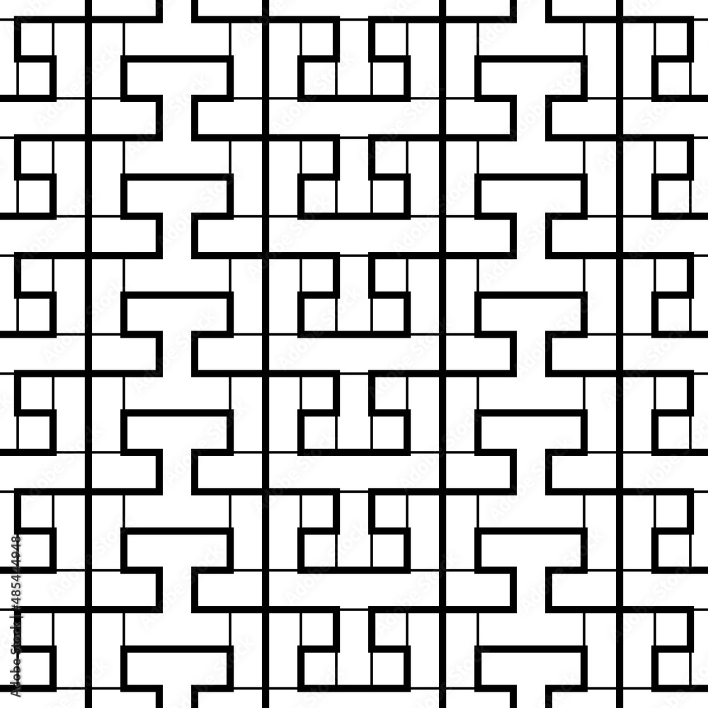 Seamless surface pattern design with Chaine Femme tiles ornament ...
