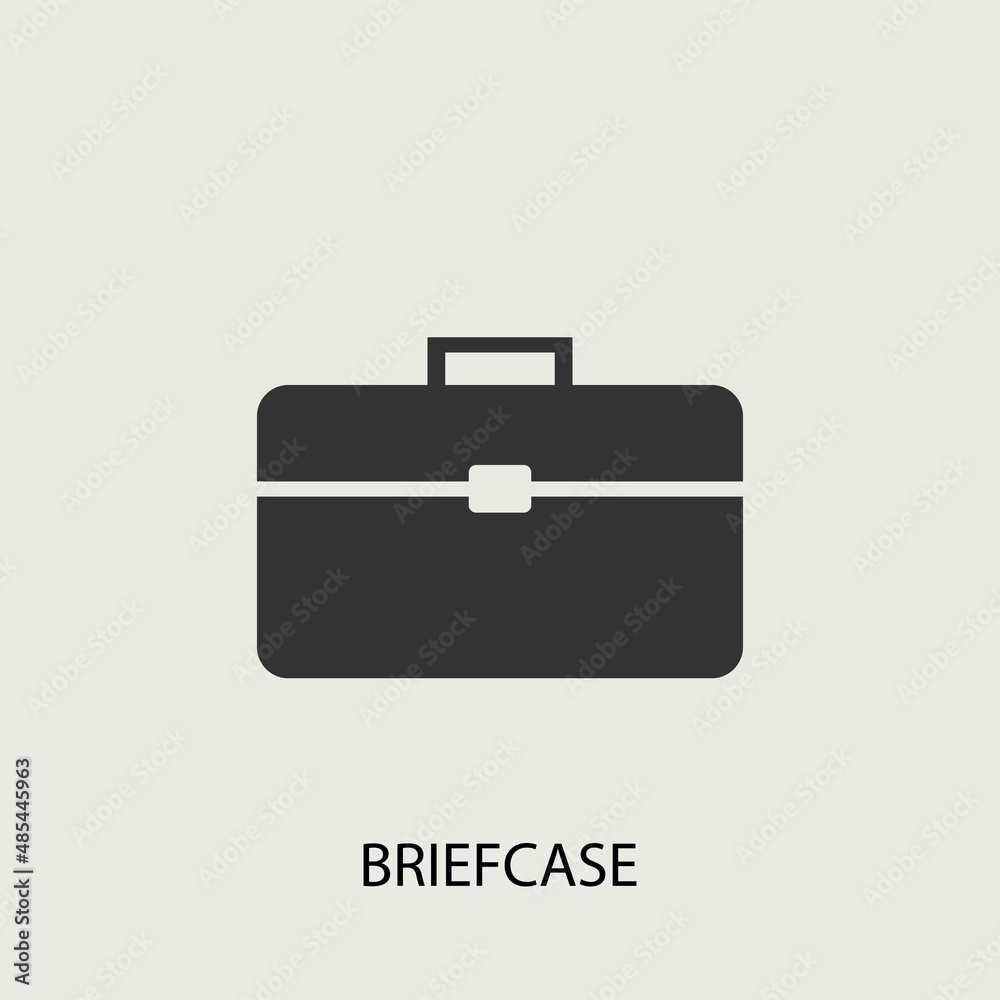 briefcase vector icon illustration sign briefcase vector icon illustration sign