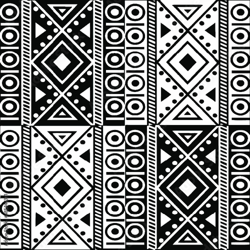 black and white seamless pattern