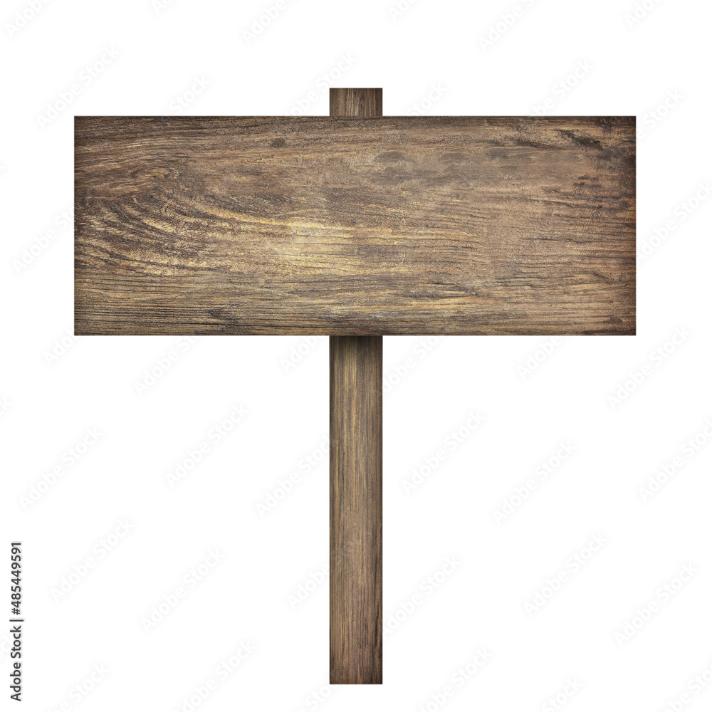 Wooden sign isolated on a white background. Wooden sign isolated on a white background.