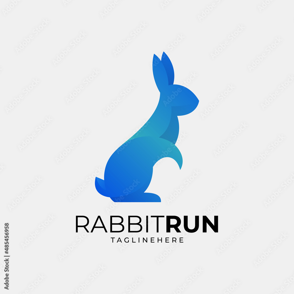 Fototapeta premium Rabbit logo template